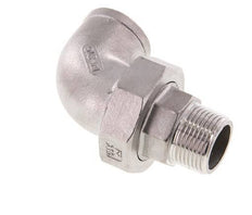 90 Grad abgewinkeltes Verbindungsstück 3/4'' Außengewinde R x Innengewinde Rp Edelstahl konische Dichtung 16bar (224.8psi)