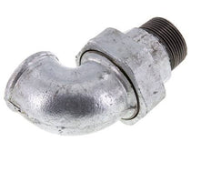 90 Grad abgewinkeltes Verbindungsstück 1 1/4'' männlich R x weiblich Rp Gusseisen konische Dichtung 25bar (351.25psi)