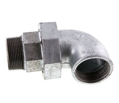 90Grad Winkelverschraubung 1 1/2'' Männlich R x Weiblich Rp Gusseisen Flachdichtung Centellen 25bar (351.25psi)