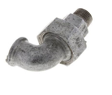 90 Grad abgewinkelte Verschraubung 3/8'' Male R x Female Rp Cast Iron Flat Seal Centellen 25bar (351.25psi)