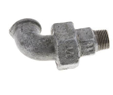 90 Grad abgewinkelte Verschraubung 3/8'' Male R x Female Rp Cast Iron Flat Seal Centellen 25bar (351.25psi)
