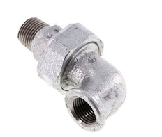 90 Grad abgewinkelter Verschraubungsanschluss 1/2'' Male R x Female Rp Cast Iron Flat Seal Centellen 25bar (351.25psi)