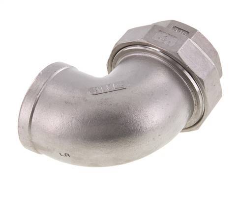 90-Grad-Verschraubung Rp2''-Buchse Edelstahl konische Dichtung 16bar (224.8psi)