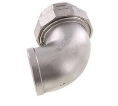90-Grad-Verschraubung Rp2''-Buchse Edelstahl konische Dichtung 16bar (224.8psi)