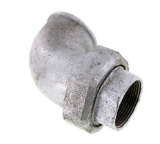 90-Grad-Verschraubung Rp1 1/2'' Innengewinde Gusseisen Konische Dichtung 25bar (351.25psi)