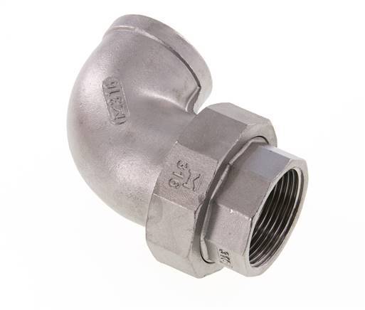 90Grad-Verschraubung Rp1 1/4'' Innengewinde Edelstahl konische Dichtung 16bar (224.8psi)