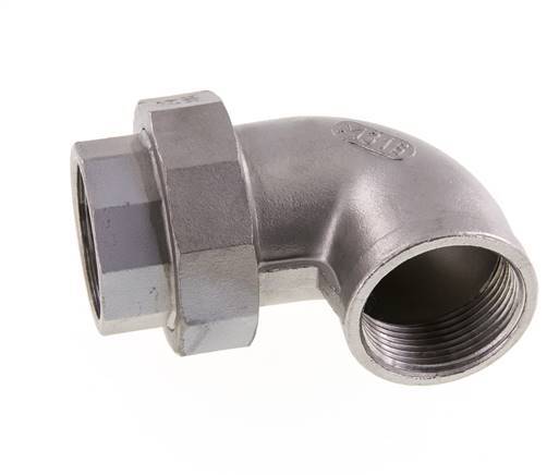 90Grad-Verschraubung Rp1 1/4'' Innengewinde Edelstahl konische Dichtung 16bar (224.8psi)
