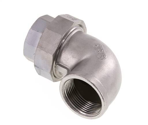 90Grad-Verschraubung Rp1 1/4'' Innengewinde Edelstahl konische Dichtung 16bar (224.8psi)