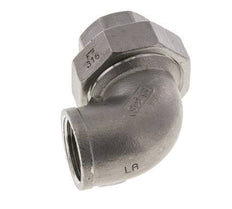 90 Grad abgewinkelter Verschraubungsanschluss Rp3/4'' Innengewinde Edelstahl Flachdichtung PTFE 16bar (224.8psi)