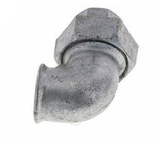 90Grad abgewinkelter Verschraubungsanschluss Rp1'' Weiblich Gusseisen Flachdichtung Centellen 25bar (351.25psi)
