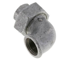 90Grad Winkelverschraubung Rp3/4'' Weiblich Gusseisen Flachdichtung Centellen 25bar (351.25psi)
