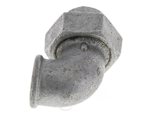 90Grad Winkelverschraubung Rp3/4'' Weiblich Gusseisen Flachdichtung Centellen 25bar (351.25psi)