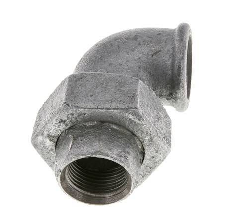 90Grad Winkelverschraubung Rp3/4'' Weiblich Gusseisen Flachdichtung Centellen 25bar (351.25psi)
