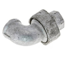 90 Grad abgewinkelter Verschraubungsanschluss Rp3/8'' Weiblich Gusseisen Flachdichtung Centellen 25bar (351.25psi)