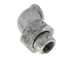 90 Grad abgewinkelter Verschraubungsanschluss Rp3/8'' Weiblich Gusseisen Flachdichtung Centellen 25bar (351.25psi)