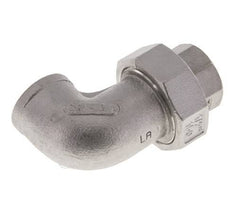90Grad abgewinkelter Verschraubungsanschluss Rp1/2'' Weiblich Edelstahl Flachdichtung PTFE 16bar (224.8psi)