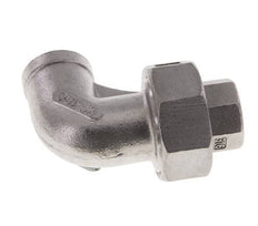 90Grad abgewinkelter Verschraubungsanschluss Rp3/8'' Innengewinde Edelstahl Flachdichtung PTFE 16bar (224.8psi)