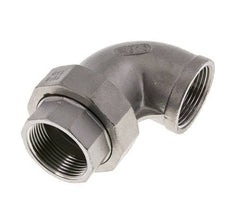90Grad abgewinkelter Verschraubungsanschluss Rp1 1/4'' Female Edelstahl Flachdichtung PTFE 16bar (224.8psi)