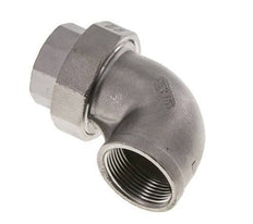 90Grad abgewinkelter Verschraubungsanschluss Rp1 1/4'' Female Edelstahl Flachdichtung PTFE 16bar (224.8psi)