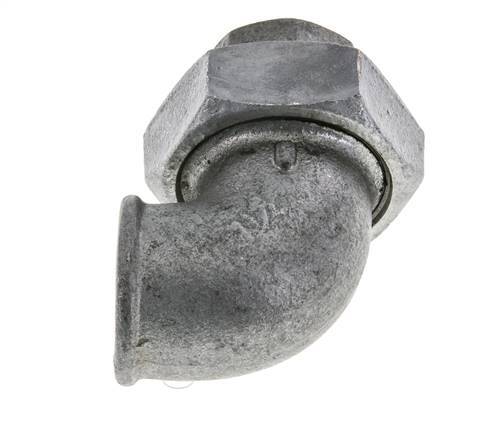 90Grad Winkelverschraubung Rp1 1/4'' Female Gusseisen Flachdichtung Centellen 25bar (351.25psi)