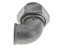 90Grad Winkelverschraubung Rp1 1/4'' Female Gusseisen Flachdichtung Centellen 25bar (351.25psi)
