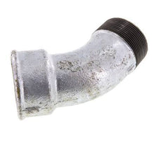 Winkelverschraubung 45° R2'' Außengewinde x Rp2'' Innengewinde Gusseisen 25bar (351.25psi)