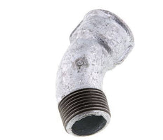 Winkelverschraubung 45° R1'' Außengewinde x Rp1'' Innengewinde Gusseisen 25bar (351.25psi)