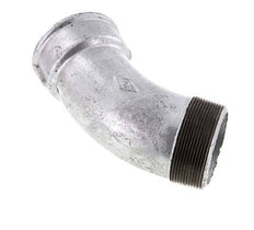 Winkelverschraubung 45° R2 1/2'' Außengewinde x Rp2 1/2'' Innengewinde Gusseisen 25bar (351.25psi)