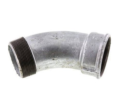 Winkelverschraubung 45° R2 1/2'' Außengewinde x Rp2 1/2'' Innengewinde Gusseisen 25bar (351.25psi)