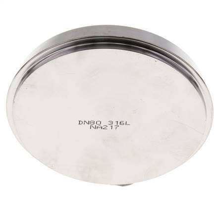 Endkappe 100mm Konusdüse DN 80 Edelstahl DIN 11851