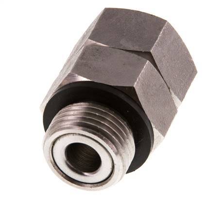 Drehdurchführung G1/2'' Innengewinde x Außengewinde Heißwasser Edelstahl FKM 30bar (421.5psi)