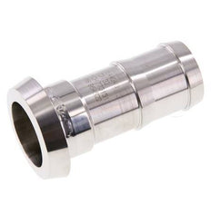 Sanitärarmatur (Molkerei) 50mm Konus x 1 1/4 Zoll (32 mm) Schlauchsäule aus Edelstahl
