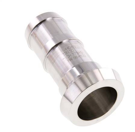 Sanitärarmatur (Molkerei) 50mm Konus x 1 1/4 Zoll (32 mm) Schlauchsäule aus Edelstahl
