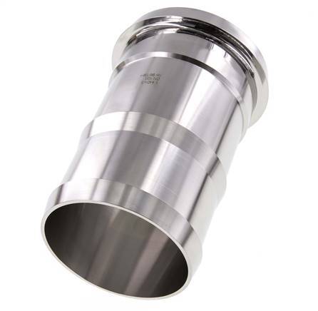Sanitärarmatur (Molkerei) 121mm Konus x 4 Zoll (100 mm) Schlauchpfeiler Edelstahl