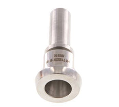 DIN 11851 Sanitärarmatur (Molkerei) 28mm Konus x 1/2 Zoll (13 mm) Schlauchsäule Edelstahl Sicherheitsmanschette
