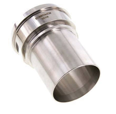 DIN 11851 Sanitärarmatur (Molkerei) 100mm Konus x 3 Zoll (75 mm) Schlauchsäule Sicherheitsmanschette aus Edelstahl