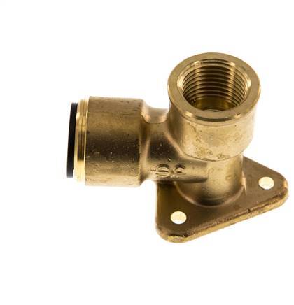 Wandsteckdose G1/2'' Female x 15 mm Push-in Messing 16bar (224.8psi)