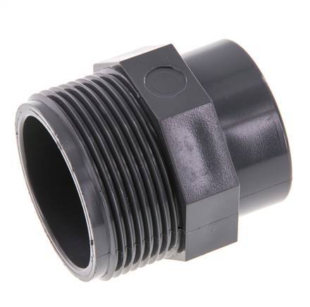 Reducing Ring Rp1'' Female x G1 1/2'' Male PVC-U 16bar (224.8psi) EN 1452-3 [2 Pieces]
