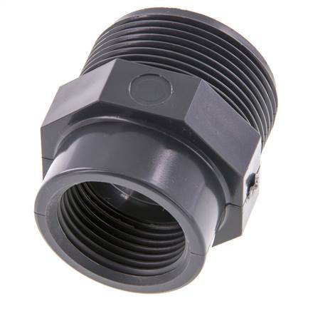 Reducing Ring Rp1'' Female x G1 1/2'' Male PVC-U 16bar (224.8psi) EN 1452-3 [2 Pieces]