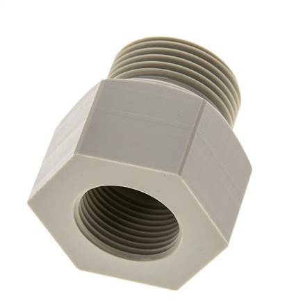 Reduzierring G3/4'' Innengewinde x G1'' Außengewinde Polypropylen (pp) 10bar (140,5psi) FDA 43mm Sechskant
