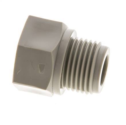 Reduzierring G3/8'' Innengewinde x G1/2'' Außengewinde Polypropylen (pp) 10bar (140,5psi) FDA 27mm Sechskant