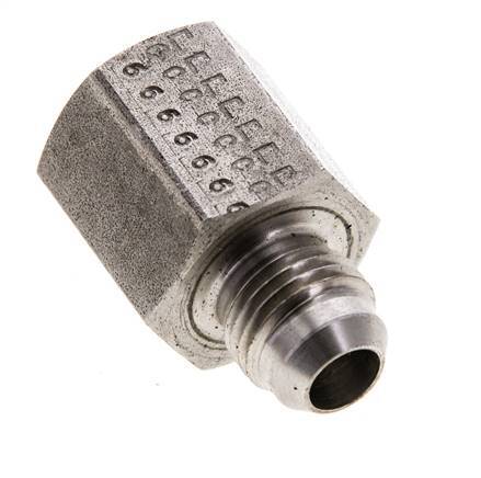 JIC Reduziernippel G3/8'' Innengewinde x UNF 9/16''-18 Außengewinde Edelstahl 275bar (3863.75psi)