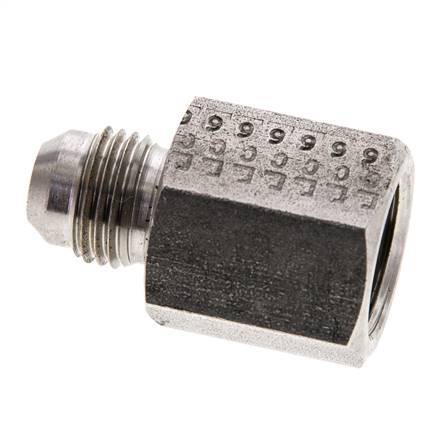 JIC Reduziernippel G3/8'' Innengewinde x UNF 9/16''-18 Außengewinde Edelstahl 275bar (3863.75psi)