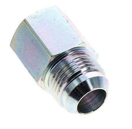 JIC Reduziernippel G1/2'' Innengewinde x UN 1-1/16''-12 Außengewinde Stahl 210bar (2950.5psi)