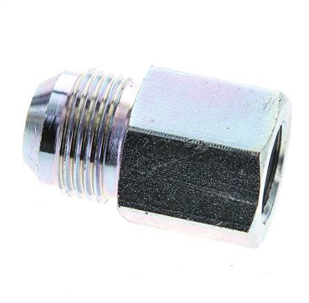 JIC Reduziernippel G1/2'' Innengewinde x UN 1-1/16''-12 Außengewinde Stahl 210bar (2950.5psi)