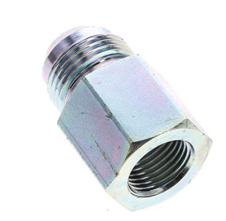 JIC Reduziernippel G1/2'' Innengewinde x UN 1-1/16''-12 Außengewinde Stahl 210bar (2950.5psi)