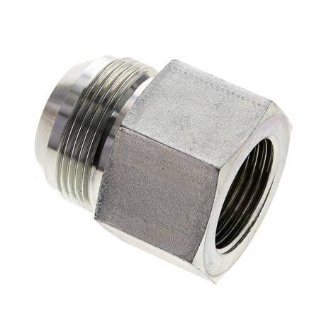 JIC Reducing Nipple G1'' Female x UN 1-5/8''-12 Male Steel 140bar (1967.0psi)