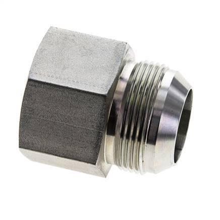 JIC Reducing Nipple G1'' Female x UN 1-5/8''-12 Male Steel 140bar (1967.0psi)