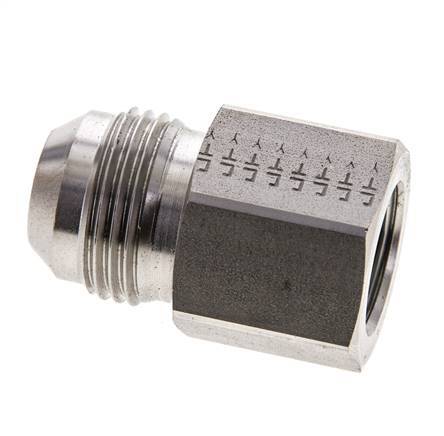 JIC Reduziernippel G1/2'' Innengewinde x UN 1-1/16''-12 Außengewinde Edelstahl 210bar (2950.5psi)