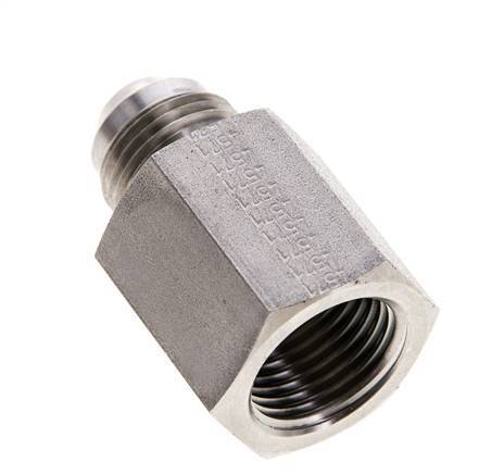 JIC Reduziernippel G1/2'' Innengewinde x UNF 3/4''-16 Außengewinde Edelstahl 275bar (3863.75psi)